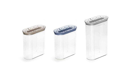 CEREAL AIRTIGHT JAR "TOSCA" 2L GREY