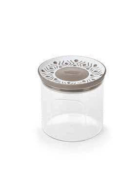 RND. AIRTIGHT JAR 1.2L BEIGE