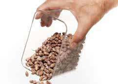 RECT. AIRTIGHT JAR 0.7L BEIGE