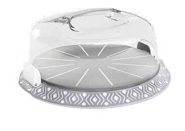 CLOCHE A FROMAGE "TOSCA"RD 37CM GREY