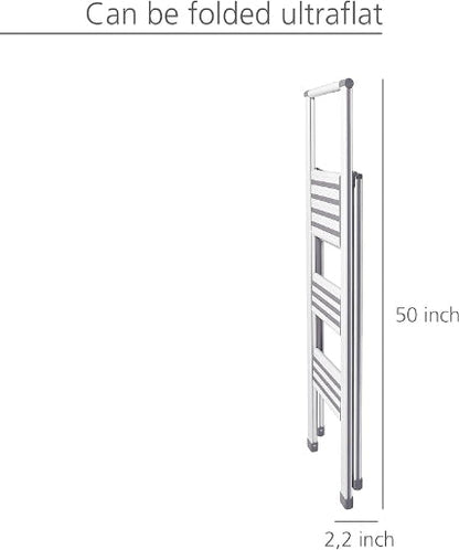ALU-DESIGN STEPLADDER 3 STEPS WHITE