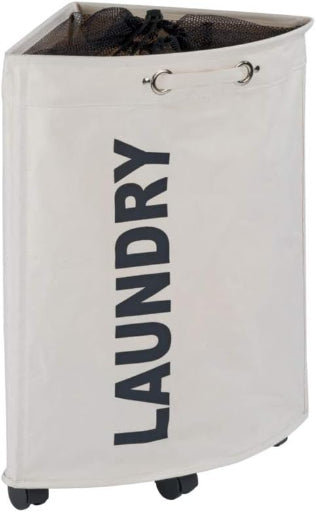 LAUNDRY BIN 'TRESCO" BEIGE