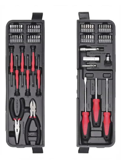 Tactix 129 Piece Tool Set, Tool Box Kit for Mechanic and Car, General Household