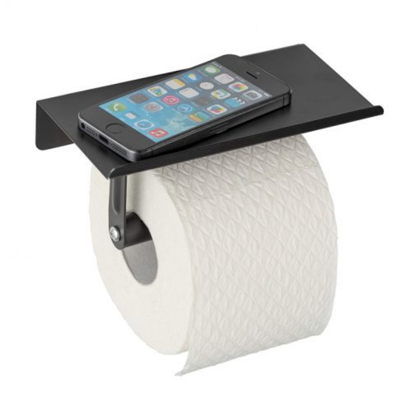 ALLSTAR TOILET PAPER HOLDER "WALLI" BK