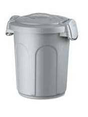 DUSTBIN "SPEEDY" 8LT TORTORA/SILVER