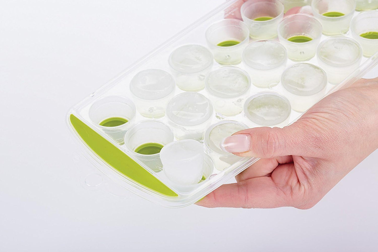 Kitchencraft Green Pop Out Flexible Ice Cube Tray