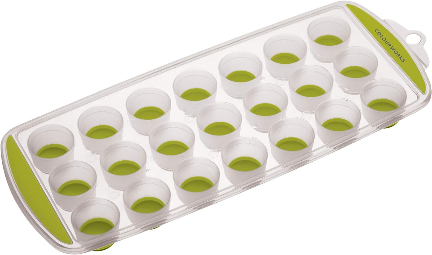 Kitchencraft Green Pop Out Flexible Ice Cube Tray