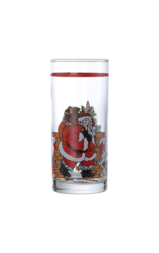 SET*6 GLASS DEC."SANTA'S MAIL" 27CL