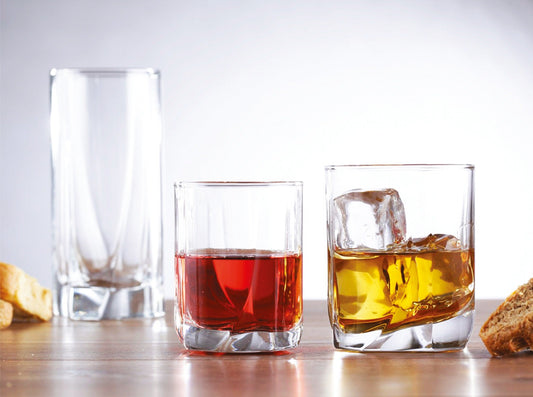 SET*3 VERRES  LONG 38CL "SHINE "