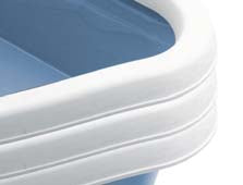 TOILET SPRINT CORNER STONE GY/WH