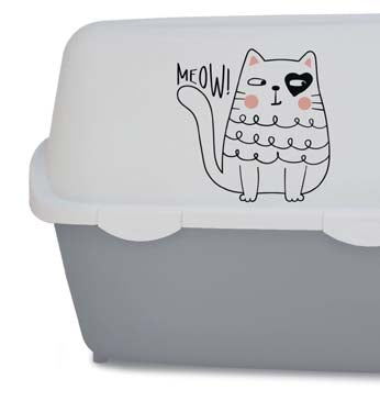 TOILET CATHY GRIFFE STONE GREY/WHITE