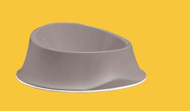 CHIC BOWL 0.35LT LT.DOVE GREY