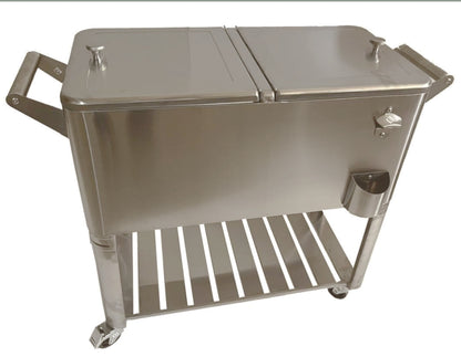 AQUALUX Party Cooler Full Stainless Steel 80Lt-Home & Beyond