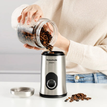 TAURUS COFFEE GRINDER 50G 150W STAINLESS STEEL