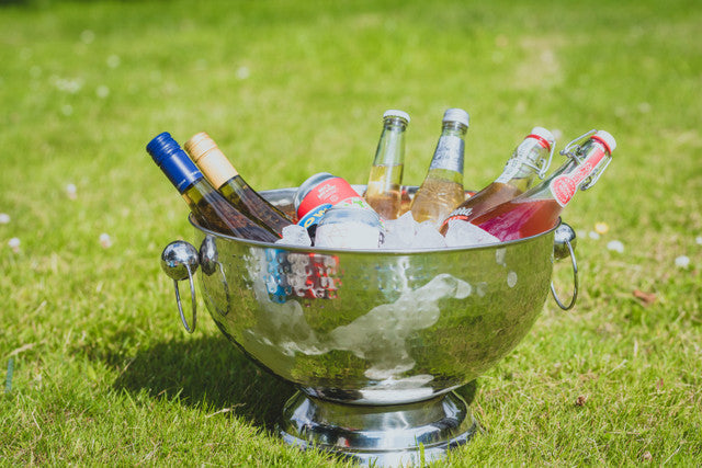 KitchenCraft BarCraft Hammered Stainless Steel Champagne Bowl