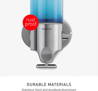 Simplehuman 444ml Twin Wall Mounted Soap Dispenser Pump