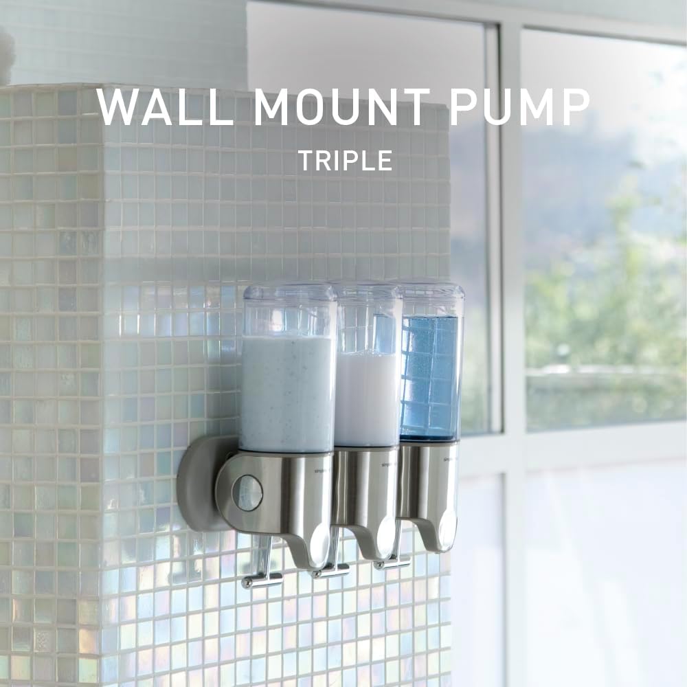 Simplehuman Triple Wall Mounted Pumps