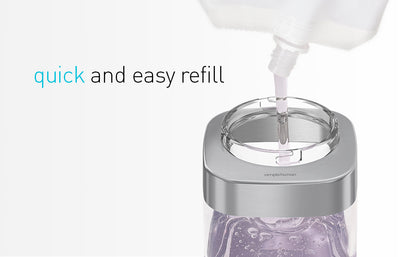 Simplehuman 440Ml / 15 Oz. Square Push Pump Soap Dispenser, Brushed Nickel
