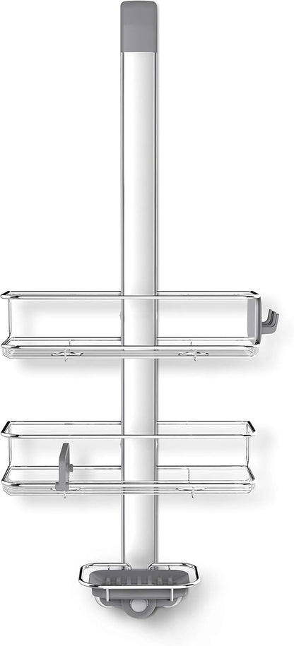 Simplehuman Over Door Shower Caddy, Hanging Bathroom Shelf Storage Organiser