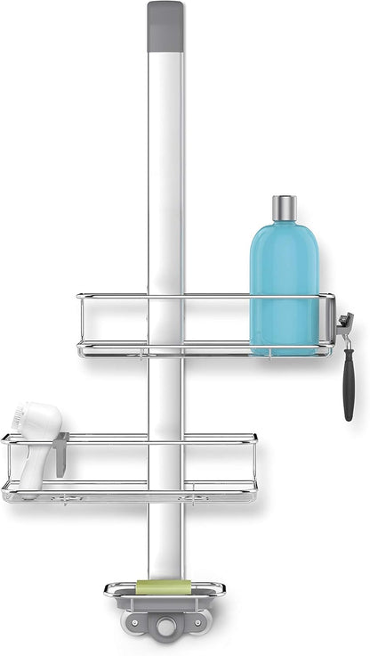 Simplehuman Over Door Shower Caddy, Hanging Bathroom Shelf Storage Organiser