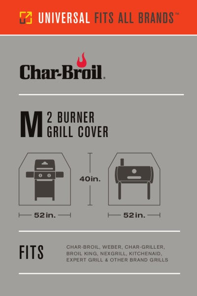 CharBroil 2-3 Burner Rip-Stop Grill Cover 1138779P04 - Home & Beyond
