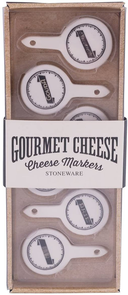CreativeTops Set of 6 Gourmet Ceramic Cheese Markers