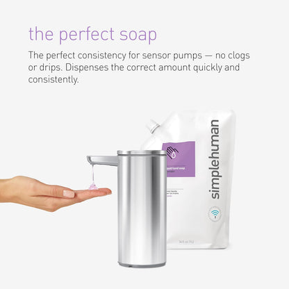 Simplehuman 1L Hand Wash Liquid Soap, Moisturising, Suitable for Sensitive Skin,