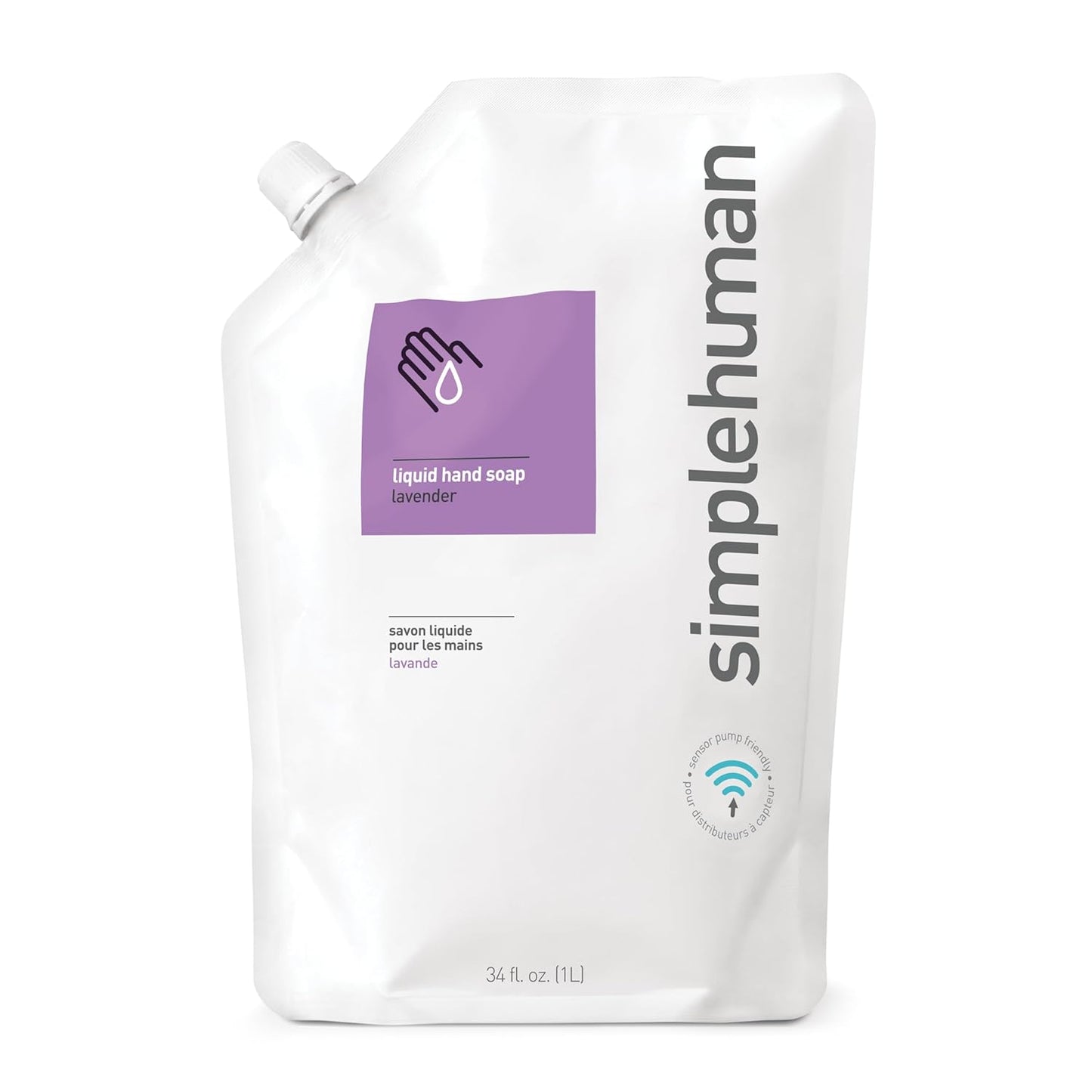 Simplehuman 1L Hand Wash Liquid Soap, Moisturising, Suitable for Sensitive Skin,