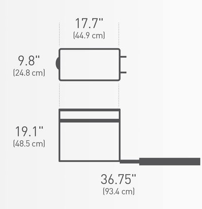 Simplehuman Pull-Out Kitchen Cupboard Cabinet Bin