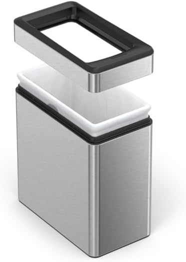Simplehuman 10L Slim Profile Open Office Business Commercial Bin