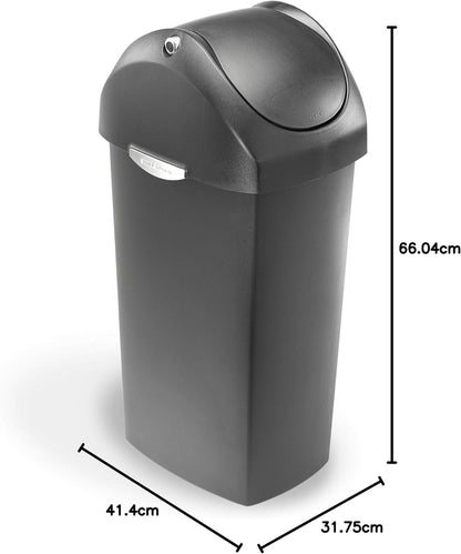Simplehuman 60 Liter / 16 Gallon Swing Lid Trash Can