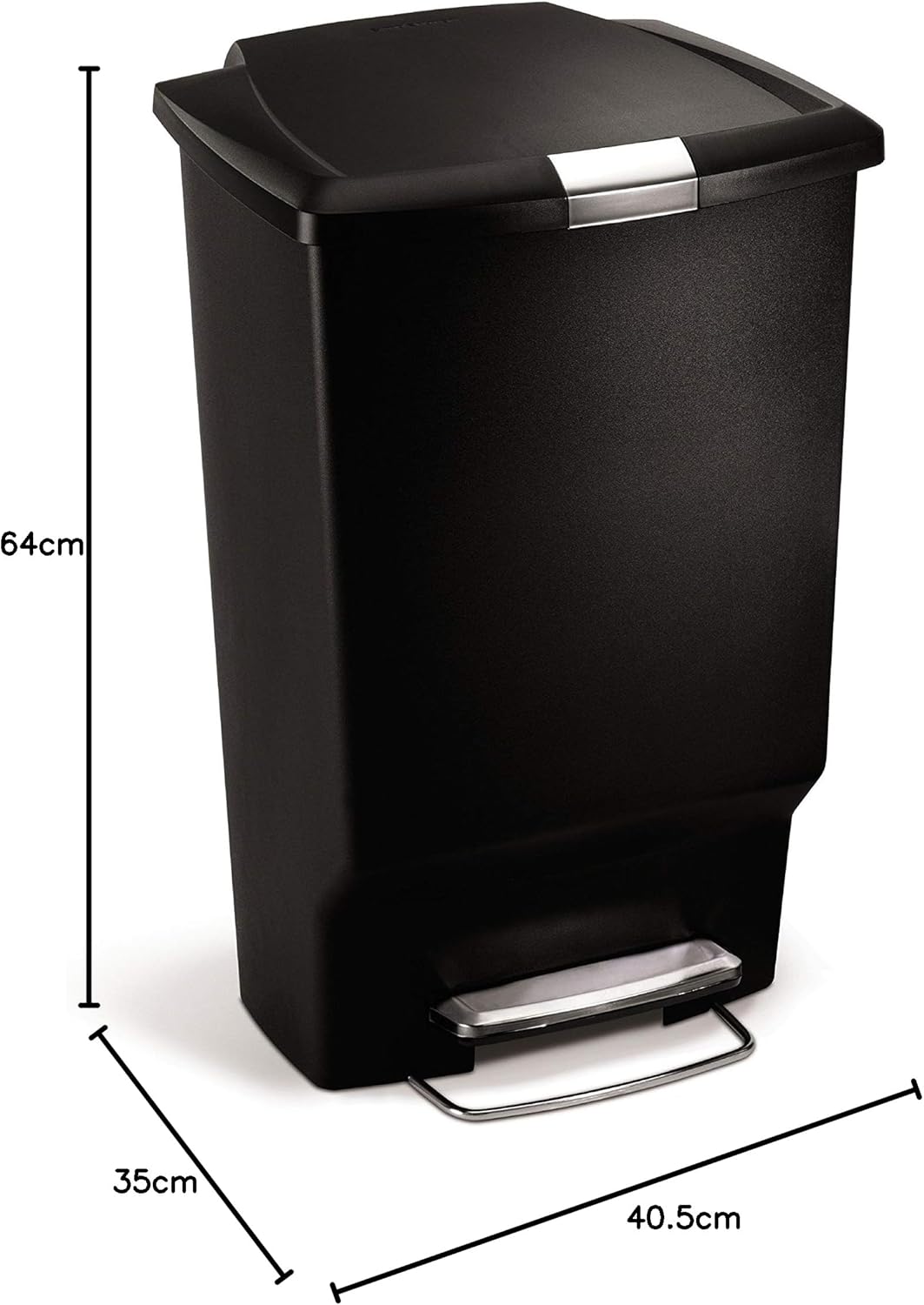 Simplehuman 45L Rectangular Pedal Bin