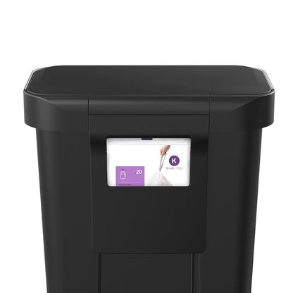 Simplehuman 45L Rectangular Pedal Bin with Liner Pocket