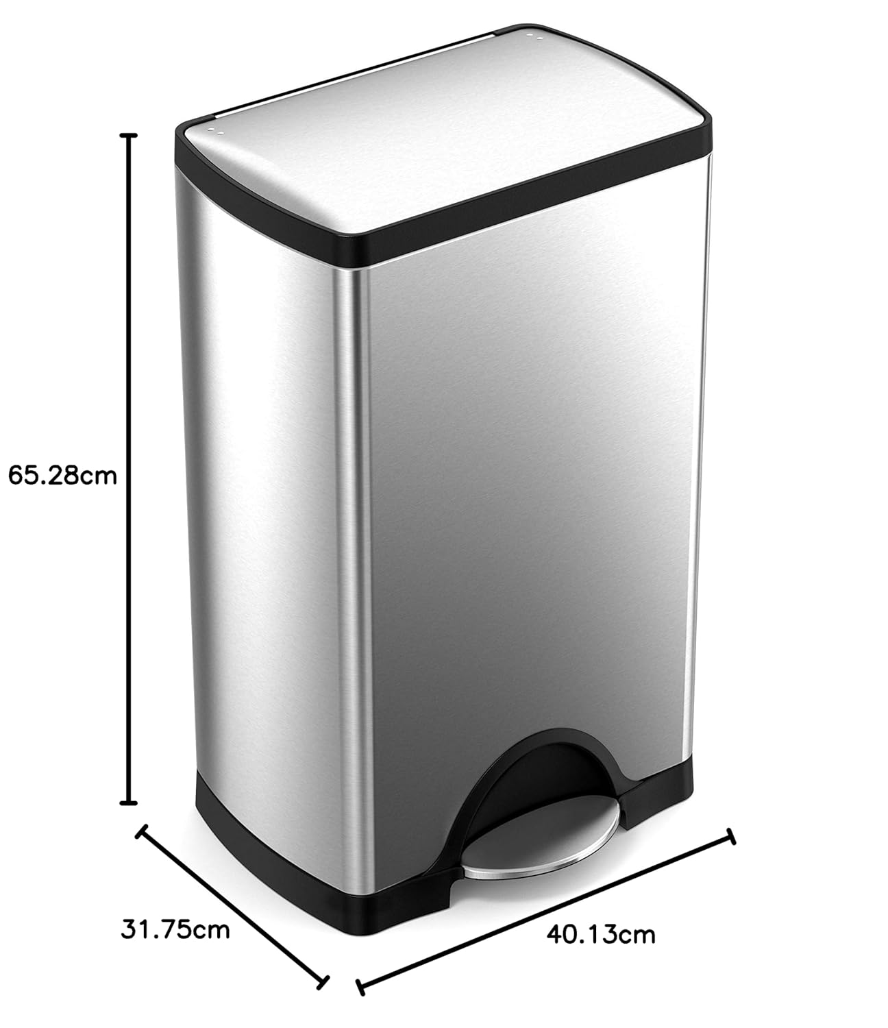 Simplehuman 38L Rectangular Kitchen Pedal Bin