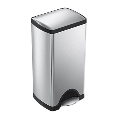 Simplehuman 30L Rectangular Kitchen Pedal Bin, Strong Steel Pedal