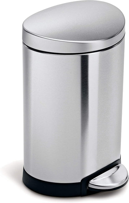 Simplehuman 6L Semi-Round Pedal Bin