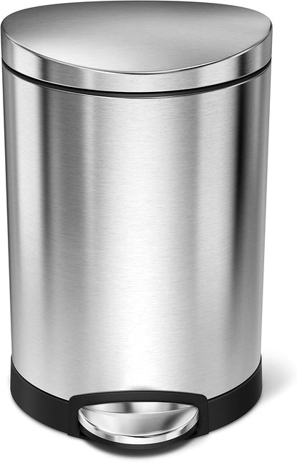 Simplehuman 6L Semi-Round Pedal Bin
