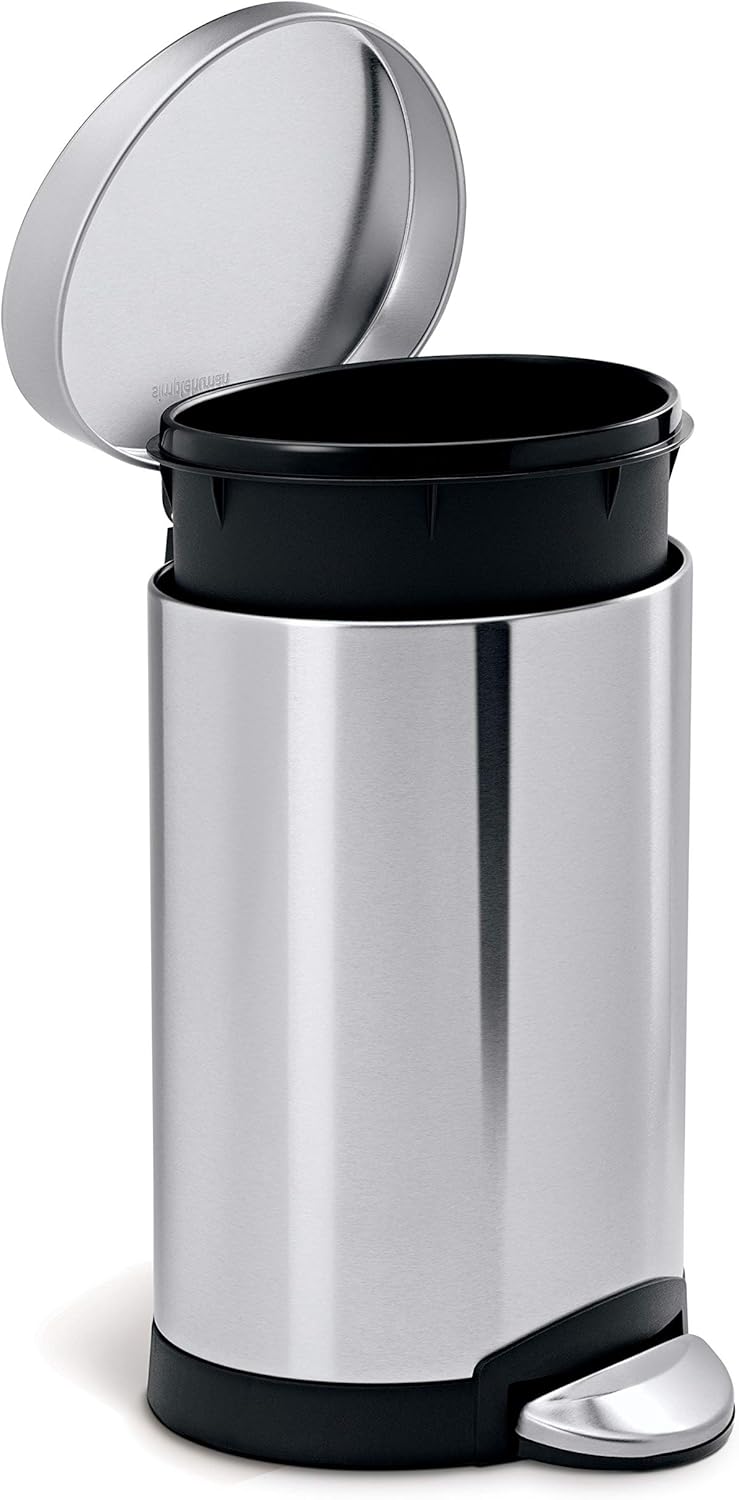 Simplehuman 6L Semi-Round Pedal Bin