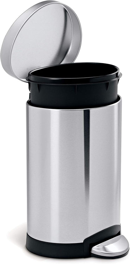 Simplehuman 6L Semi-Round Pedal Bin