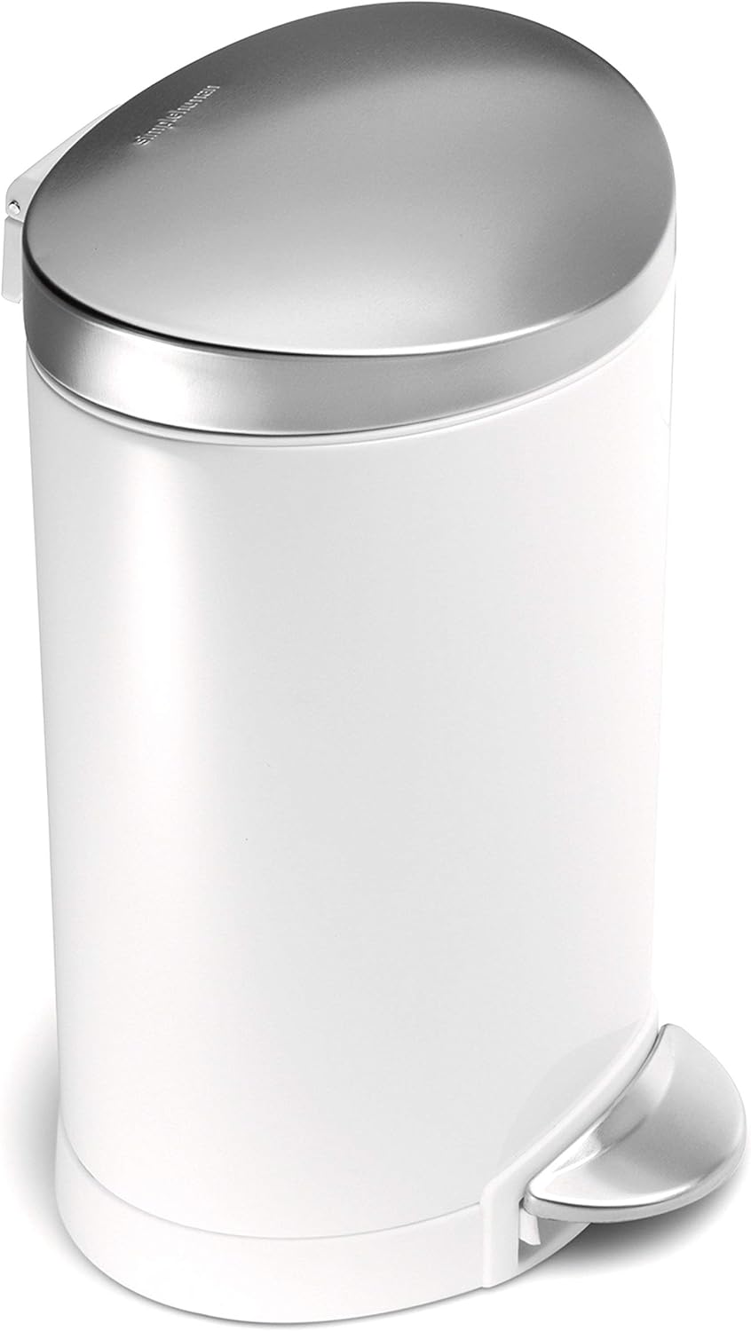 Simplehuman 6L Semi-Round Pedal Bin