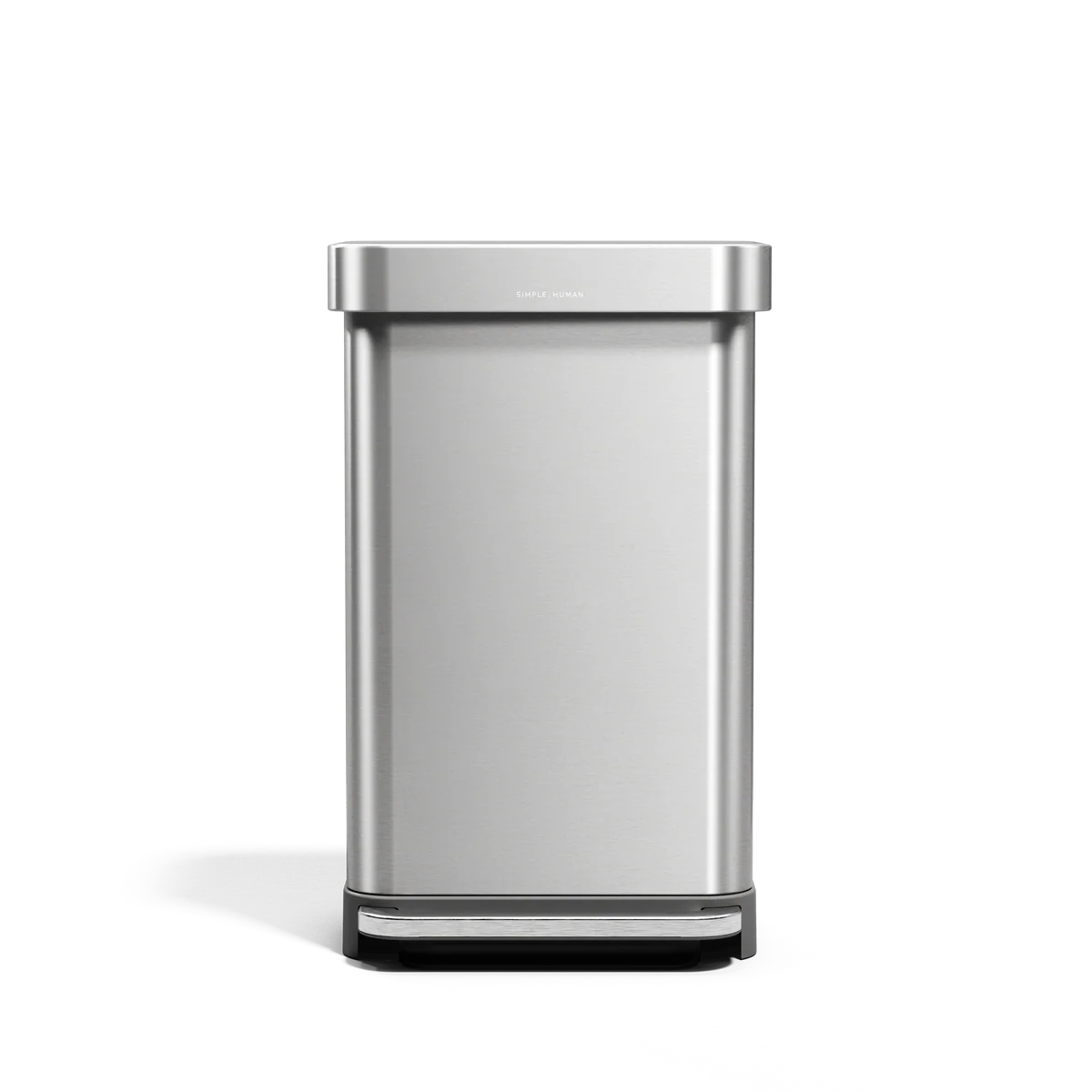 Simplehuman Rectangular Step Can, 55L / 45L Kitchen Trash Can