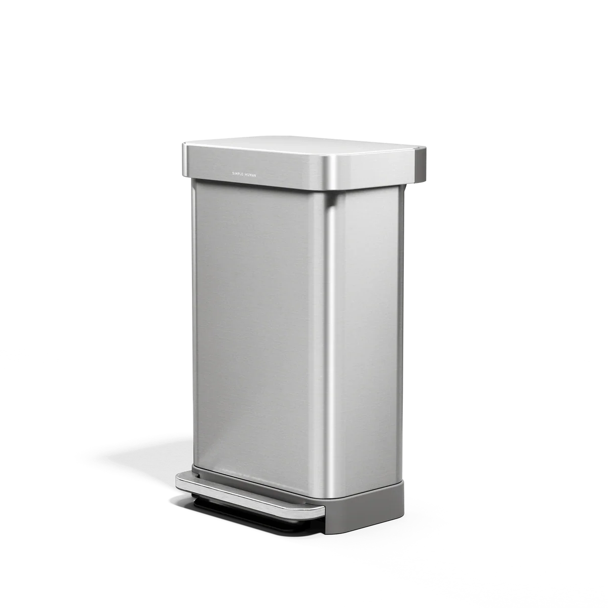 Simplehuman Rectangular Step Can, 55L / 45L Kitchen Trash Can