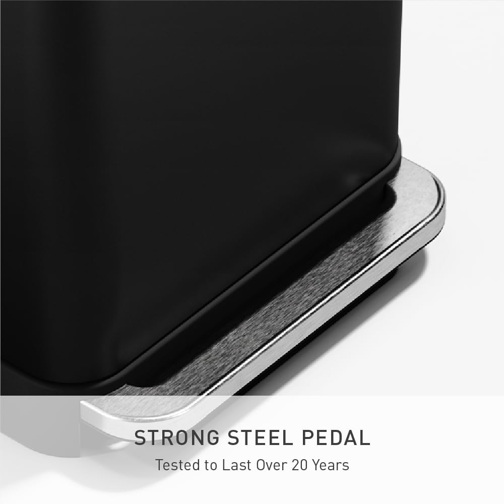 Simplehuman Rectangular Step Can, 45L  Kitchen Trash Can
