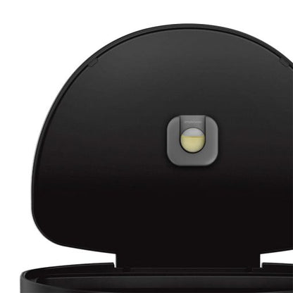Simplehuman Semi round pedal bin, with liner rim, Black 45L