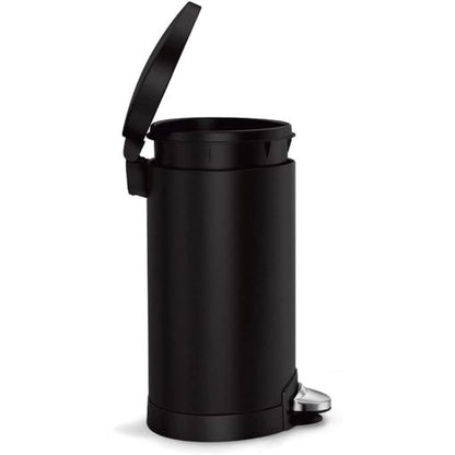 Simplehuman 6L Semi Round Pedal Bin Matte Black