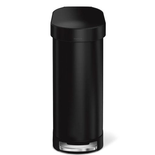 Simplehuman 45L Slim Pedal Bin Matte Black