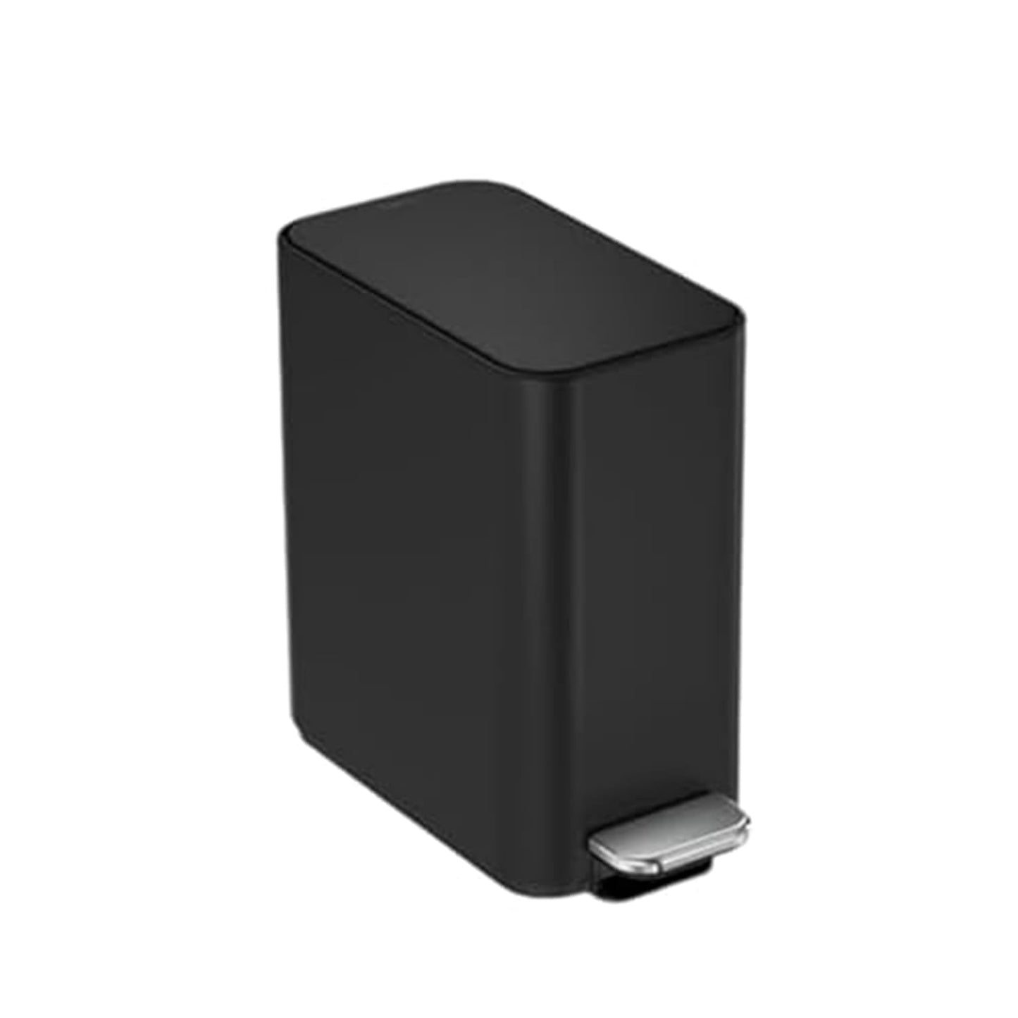 Simplehuman Slim Step Can, 5L / 1.3 Gallon Compact Bathroom Trash Can, Liner Pocket