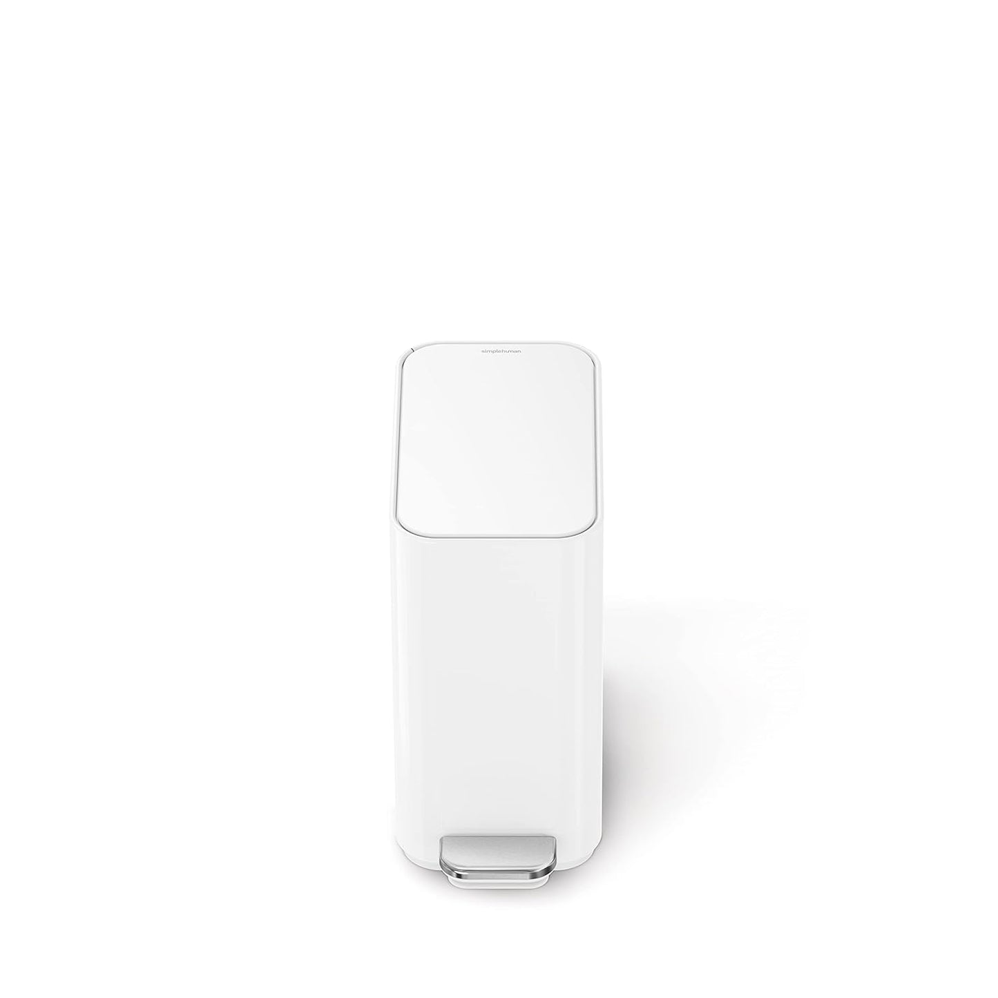 Simplehuman Slim Step Can, 5L / 1.3 Gallon Compact Bathroom Trash Can, Liner Pocket
