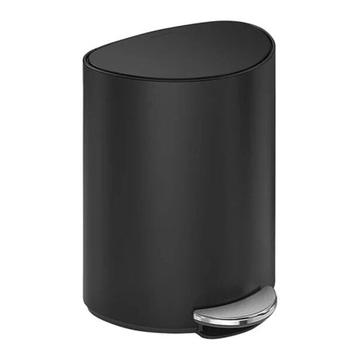 Simplehuman Mini Countertop Trash Can, 1.5L / 0.4 Gallon Compact Vanity Trash Can, Balanced Swing Lid