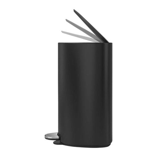 Simplehuman Mini Countertop Trash Can, 1.5L / 0.4 Gallon Compact Vanity Trash Can, Balanced Swing Lid